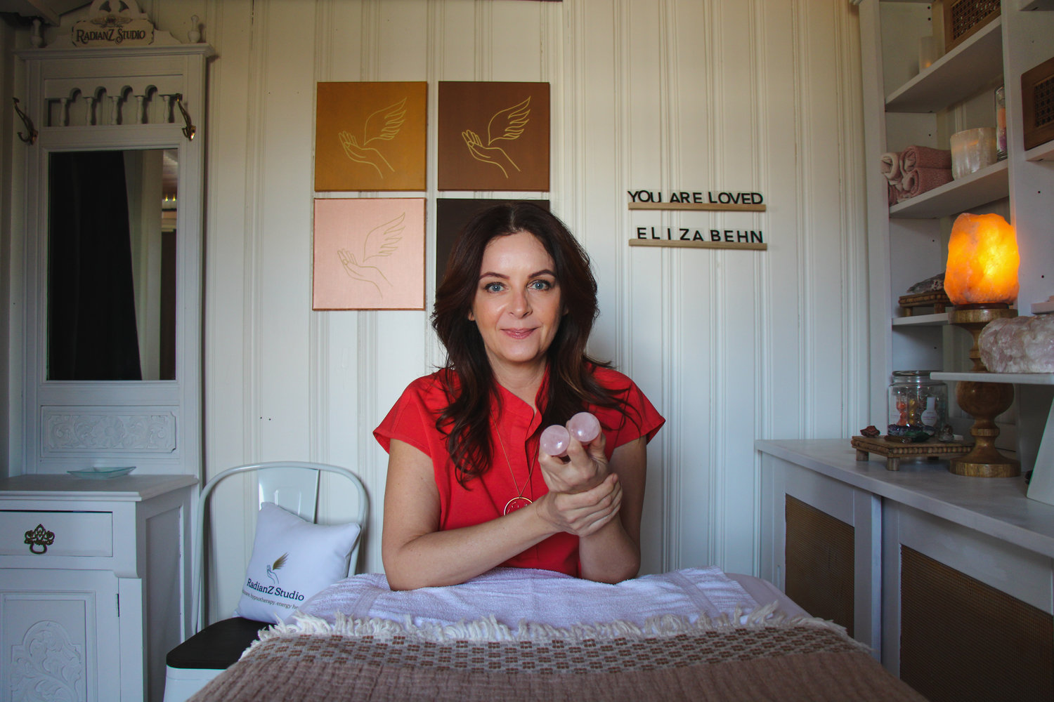 Aesthetician Franziska Bernhard, a former ballerina and model, opened her beauty studio, RadianZ, in West Sayville’s historic Green House. Taking a personalized and artistic approach to skincare and facials, Bernhard has longstanding clientele.